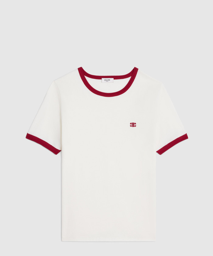 [CELINE-셀린느]트리옹프 티셔츠 코튼 저지 오프 2X92K6