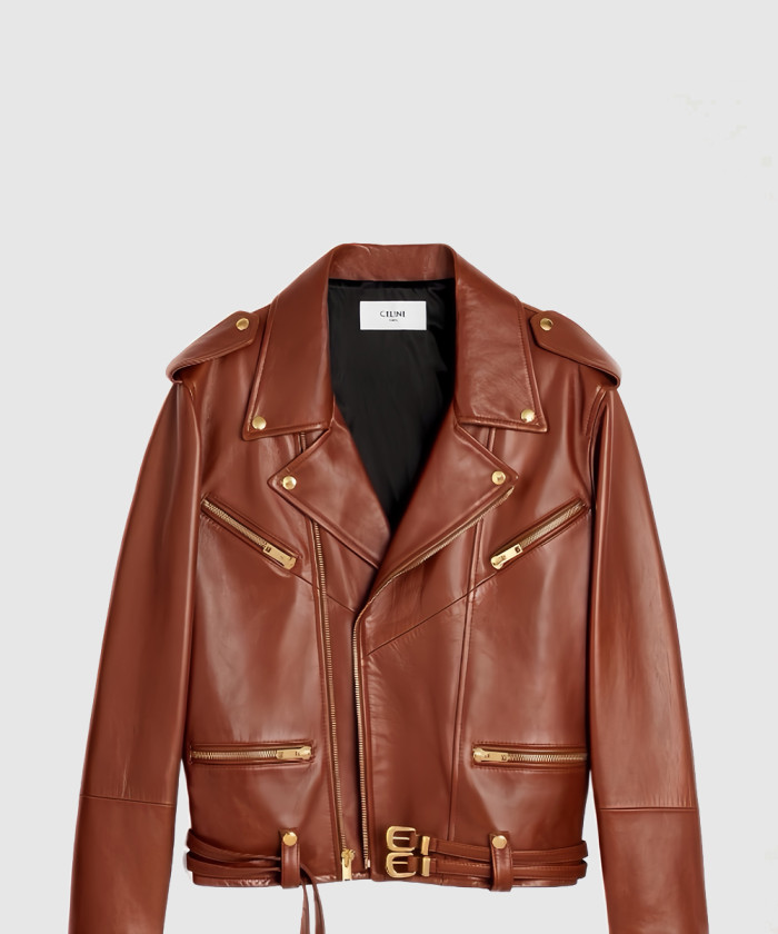 [CELINE-셀린느]부드러운 양가죽 바이커 재킷 2EB825