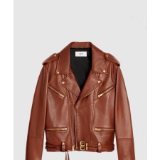 [CELINE-셀린느]부드러운 양가죽 바이커 재킷 2EB825