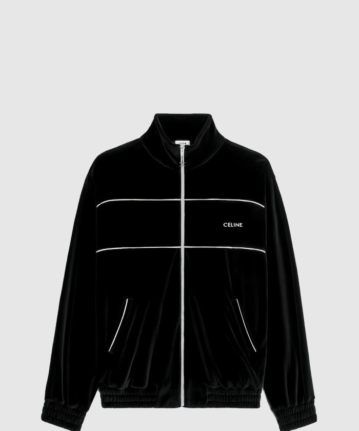 [CELINE-셀린느]벨벳 저지 트랙수트 재킷 2Y69B7