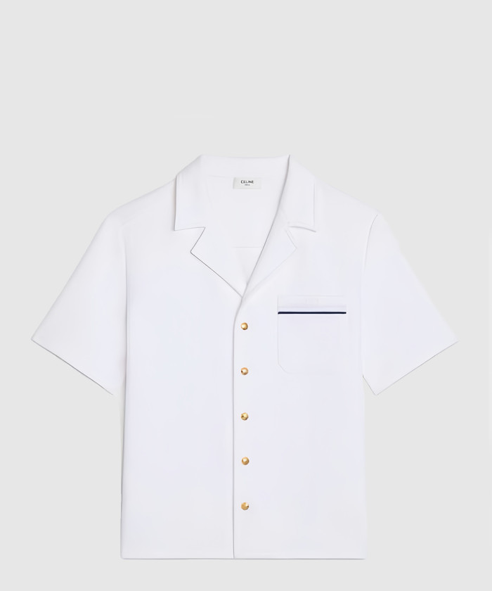 [CELINE-셀린느]트리오페 폴로 셔츠 인 코튼 피케 2Y81A2