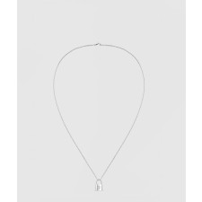 [LOUIS VUITTON-루이비통]실버 락킷 목걸이 Q93559