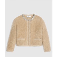 [CELINE-셀린느]자수 가디건 브러시드 모헤어 2AD7L4