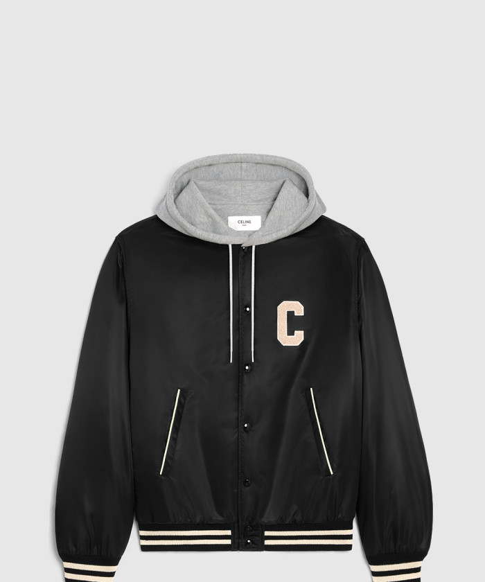 [CELINE-셀린느]나일론 후드 테디 자켓 2W15A2