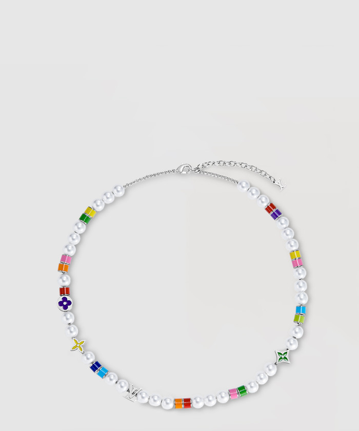 [LOUIS VUITTON-루이비통]모노그램 펄 파티 목걸이 M01500