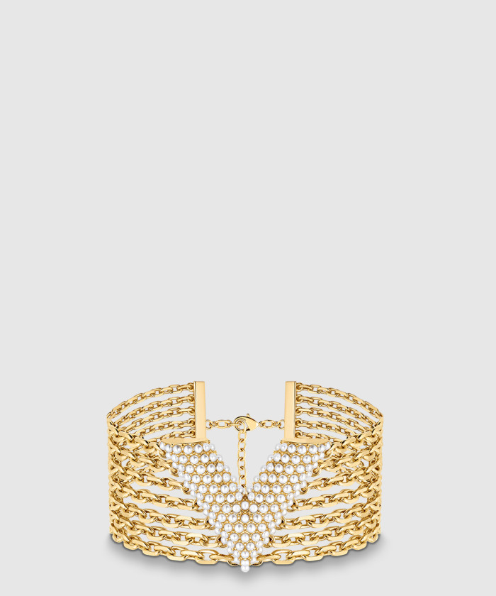 [LOUIS VUITTON-루이비통]에센셜 V 펄 팔찌 M68359