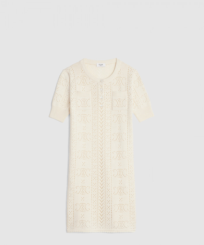 [CELINE-셀린느]트리옹프 미니 드레스 코튼 포인텔 2ADW33