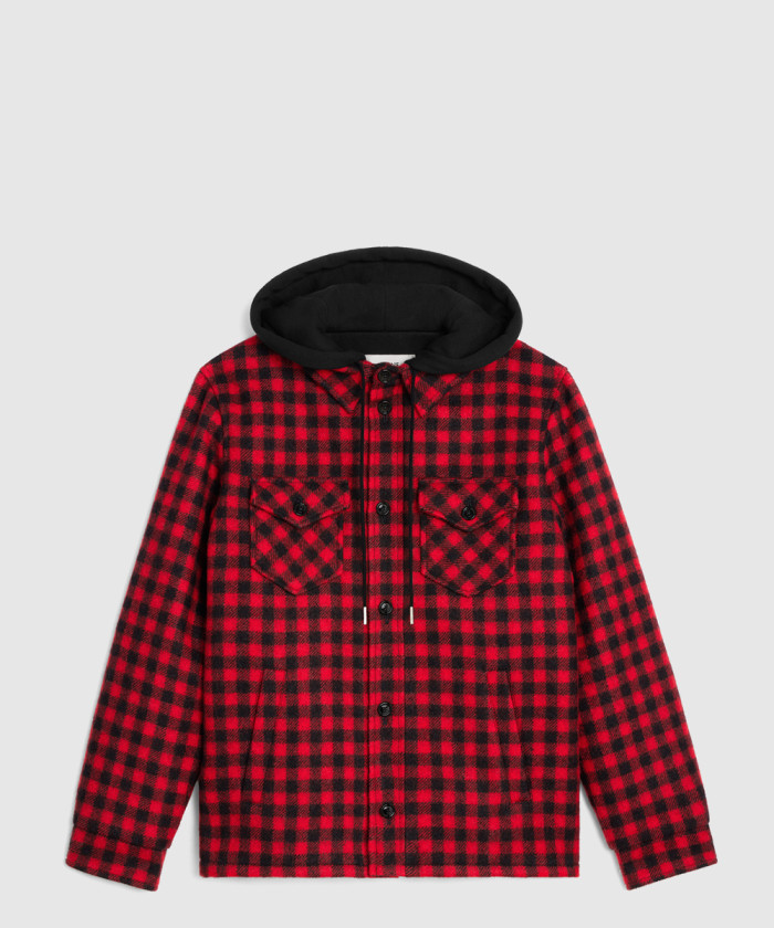 [CELINE-셀린느]체크 로고 후디 자켓 2W68A0