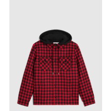 [CELINE-셀린느]체크 로고 후디 자켓 2W68A0