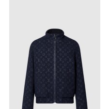 [LOUIS VUITTON-루이비통]모노그램 울 부클레 지퍼 블루종 1ABNQG