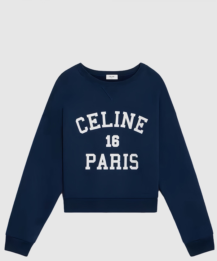 [CELINE-셀린느]스웨트셔츠 코튼 플리스 2Y09E6