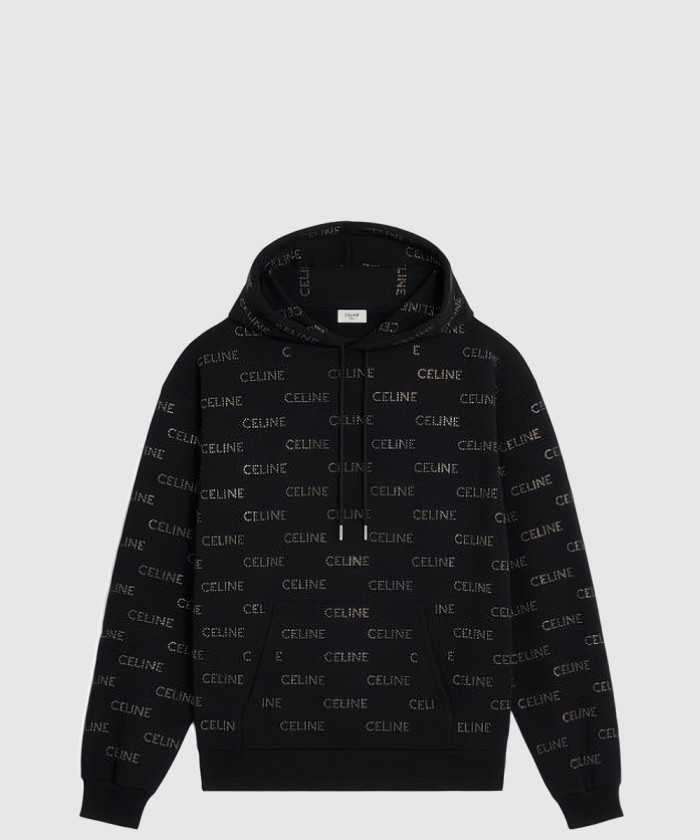 [CELINE-셀린느]코튼 플리스 루즈 후드티 2Y9686