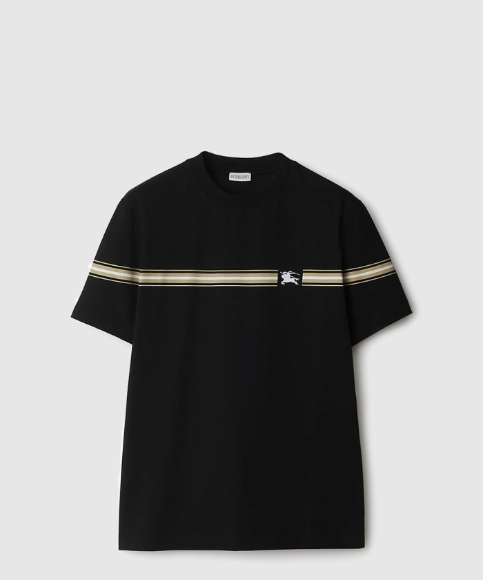 [BURBERRY-버버리]스트라이프 코튼 티셔츠 80910261