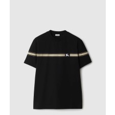 [BURBERRY-버버리]스트라이프 코튼 티셔츠 80910261