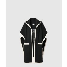 [BURBERRY-버버리]울 카라 후디 케이프 80560101