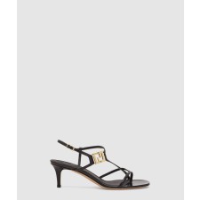 [FENDI-펜디]가죽 미디엄 힐 샌들 8X8537