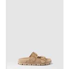 [PRADA-프라다]스웨이드 스트랩 슬라이드 1XX692