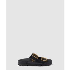 [PRADA-프라다]가죽 스트랩 슬라이드 1XX692