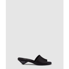 [PRADA-프라다]새틴 슬라이드 샌들 1XX725