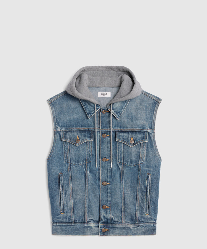 [CELINE-셀린느]재킷 봄버 블루종 집업 2Q8409