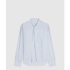 [CELINE-셀린느]케임브리지 라발리에르 셔츠 스트라이프 실크 2C23B8