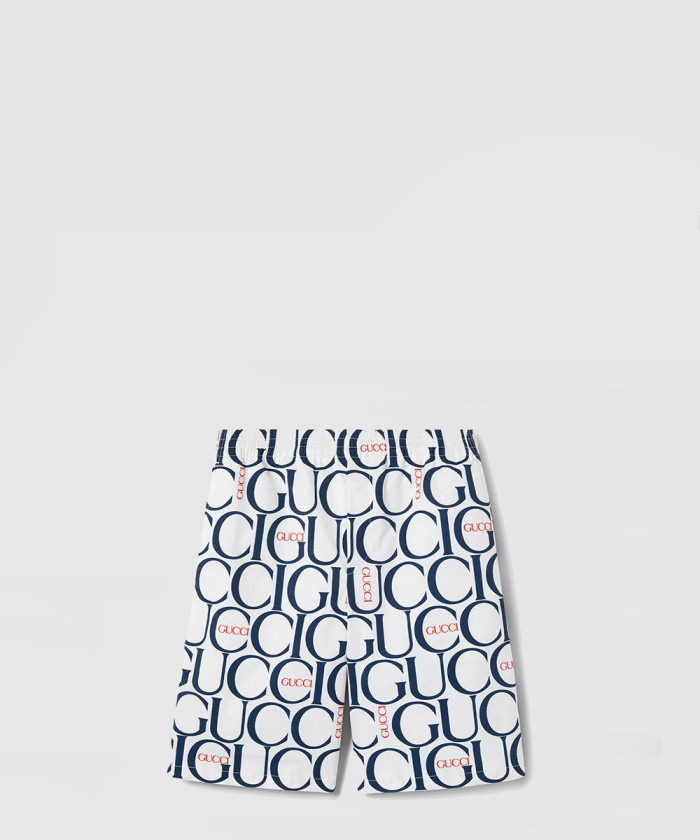 [GUCCI-구찌]맥시 구찌 프린트 패브릭 쇼츠 787216
