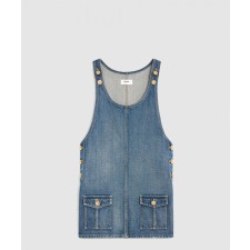 [CELINE-셀린느]덩가리 미니 드레스 유니언 워시 데님 2U1429