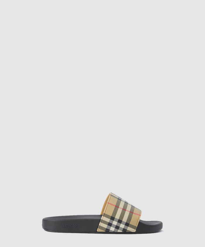 [BURBERRY-버버리]체크 슬라이드 80570371