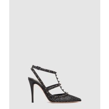 [VALENTINO-발렌티노]락스터드 메시 펌프스