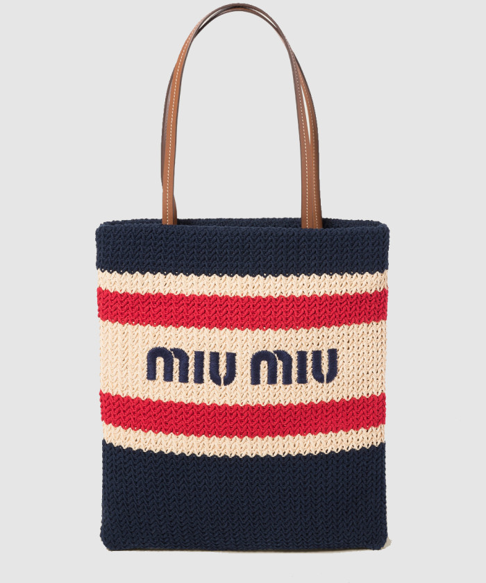[MIUMIU-미우미우]크로셰 토트백  5BG248