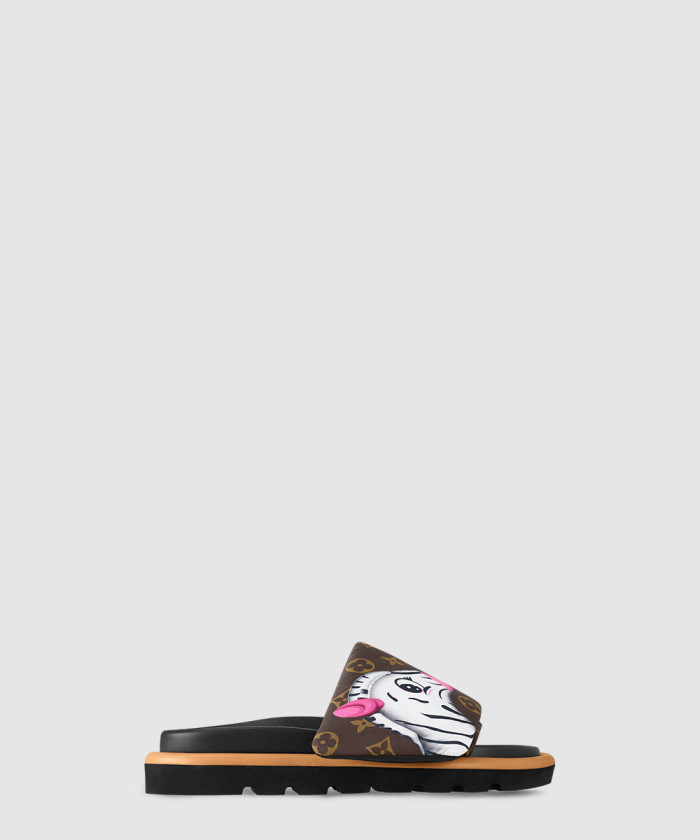 [LOUIS VUITTON-루이비통]풀 베개 컴포트 뮬 1AD3AY