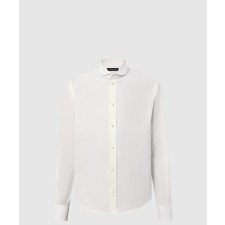 [LOUIS VUITTON-루이비통]피티드 롱 슬리브드 코튼 셔츠 위드 펄 버튼 1AFJE4