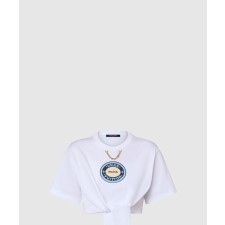 [LOUIS VUITTON-루이비통]패치 셀프 타이 티셔츠 1AFPG8