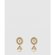 [GUCCI-구찌]인터로킹 G 펄 귀걸이 753926