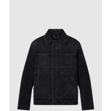 [LOUIS VUITTON-루이비통]쇼트 슬리브드 데님 워크웨어 셔츠 1AFVA6