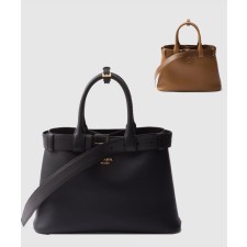 [PRADA-프라다]버클 미디엄 가죽 핸드백 1BA434