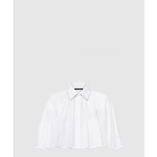 [LOUIS VUITTON-루이비통]모노그램 필 쿠페 케이프 블라우스 1AFSAM