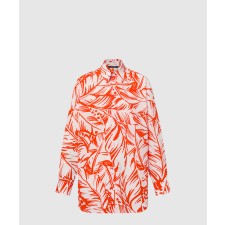 [LOUIS VUITTON-루이비통]팜 프린트 실크 셔츠 1AFSAU