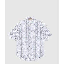 [GUCCI-구찌]홀스빗 프린트 코튼 셔츠 770424