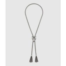 [GUCCI-구찌]울프 헤드 실버 목걸이 512014