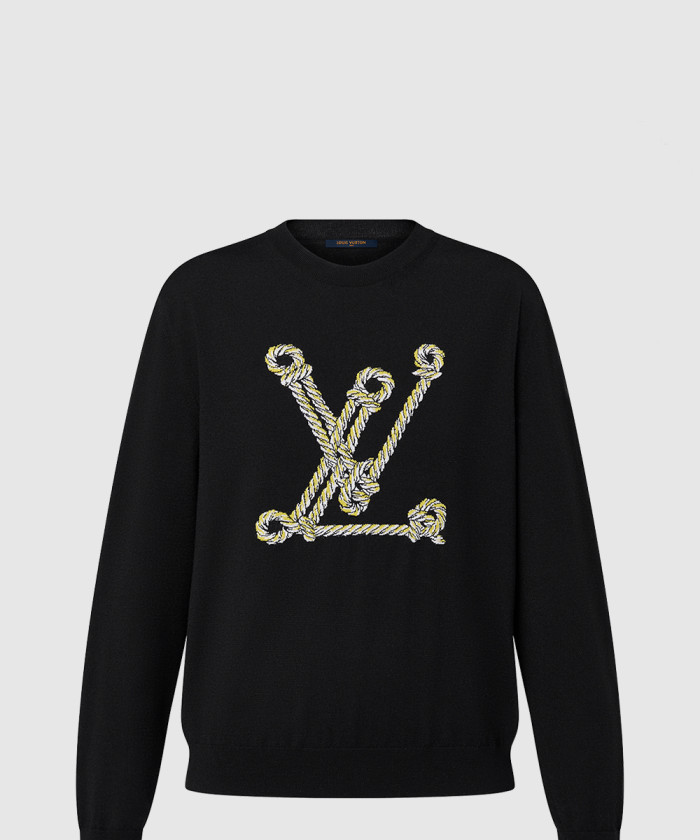 [LOUIS VUITTON-루이비통]그래픽 테크니컬 니트 풀오버 1AFLWN