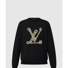 [LOUIS VUITTON-루이비통]그래픽 테크니컬 니트 풀오버 1AFLWN