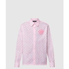 [LOUIS VUITTON-루이비통]모노그램 프린티드 롱 슬리브드 코튼 셔츠 1AFQ06