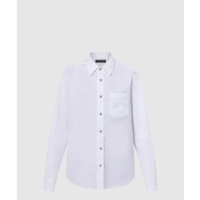 [LOUIS VUITTON-루이비통]엠브로이더드 롱 슬리브드 코튼 셔츠 1AFRMT
