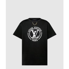 [LOUIS VUITTON-루이비통]플록드 티셔츠 1AFTUC