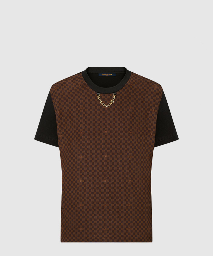 [LOUIS VUITTON-루이비통]마이크로 다미에 인서트 티셔츠 1AFPFT