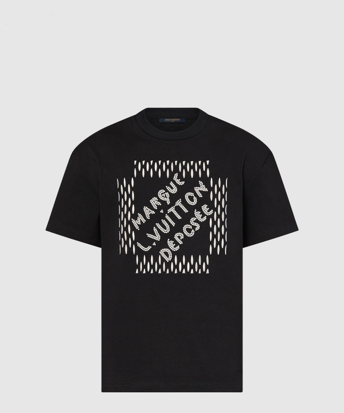 [LOUIS VUITTON-루이비통]엠브로이더드 시그니처 코튼 티셔츠 1AFJFI