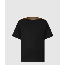 [LOUIS VUITTON-루이비통]지퍼 네크라인 바토 티셔츠 1AFGQM