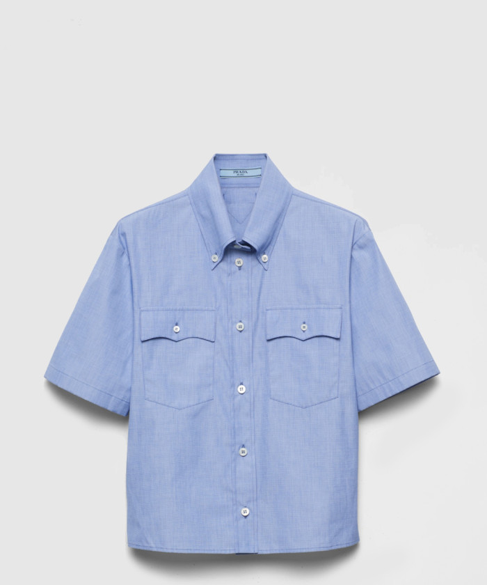 [PRADA-프라다]필라필 코튼 셔츠 P446H1