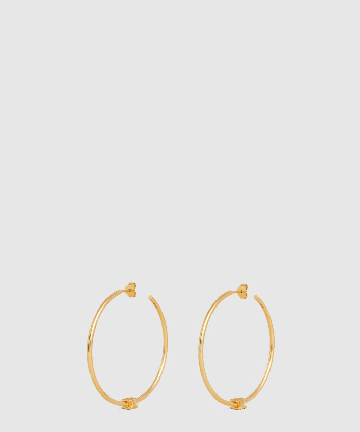 [CELINE-셀린느]트리옹프 라지 후프 귀걸이 460YP6